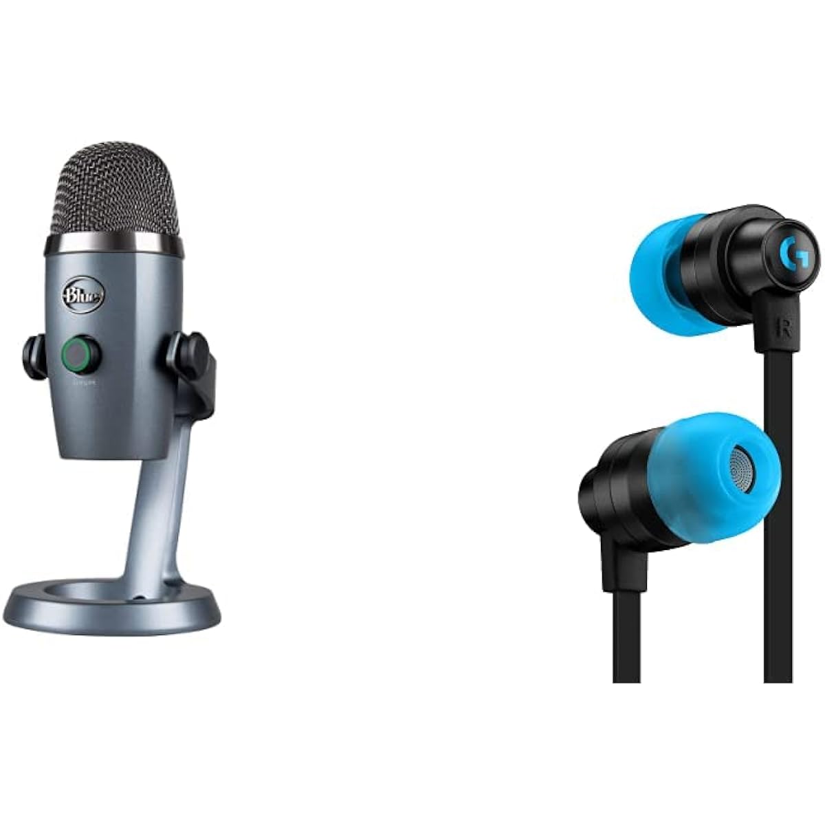 Blue Microphones Yeti Nano Condenser Microphone Earphone Set [Logicool G G333 Gaming Earphone Set]