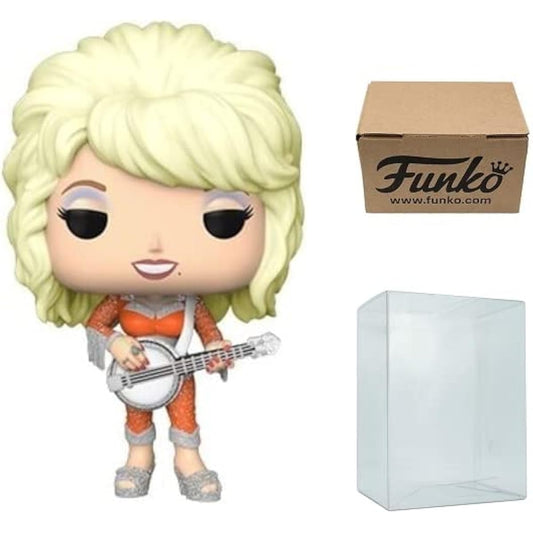 Pop Rocks: Dolly Parton Vinyl #268 (Includes EcoTek Protector Case and Pop Shipper Box for Further Protection)