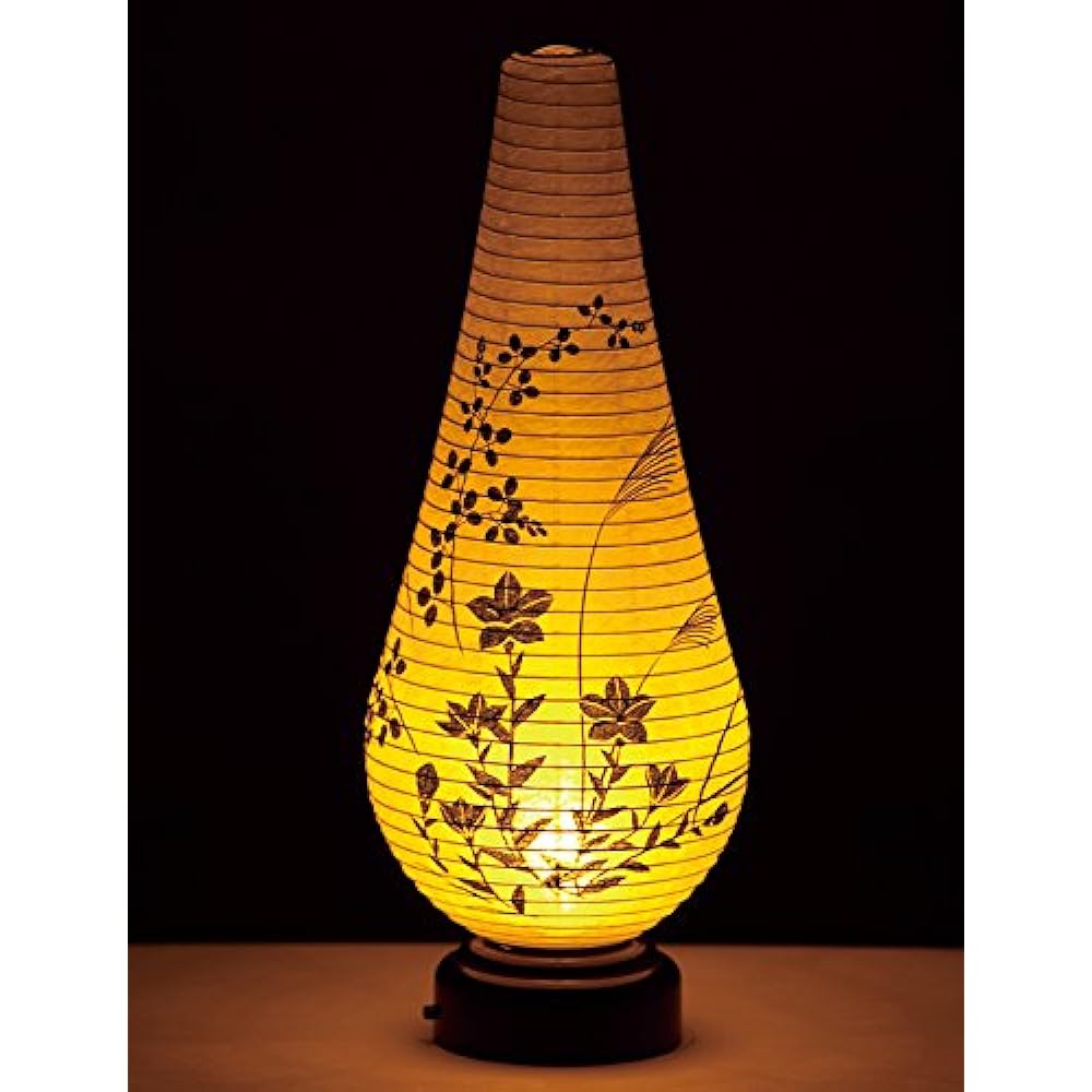 Kyoto Buddhist Altar Hayashi Bon Lantern Bon Lantern Modern [Yuka No. 3 LED Candle with Battery Light Cordless] Height 30cm [Kyoto Buddhist Altar Hayashi Cross Set]