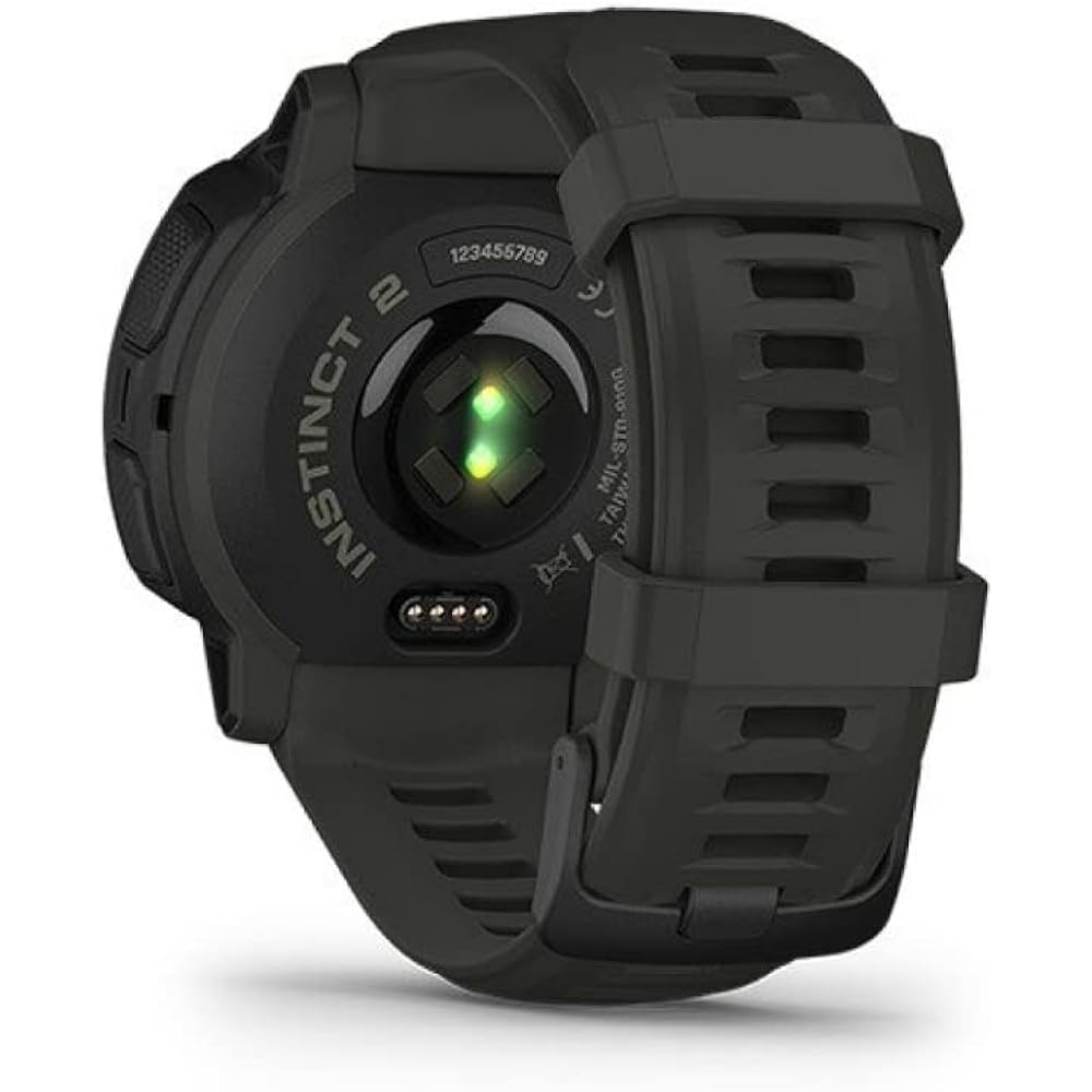 GARMIN Instinct 2 Dual Power Graphite Diameter 45mm Suica Compatible Toughness Outdoor GPS Watch Compatible with Android/iOS [Genuine Japanese Product] Small