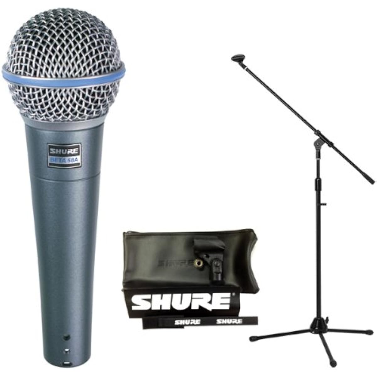 [7-piece set with boom microphone stand] SHURE Beta 58A vocal microphone
