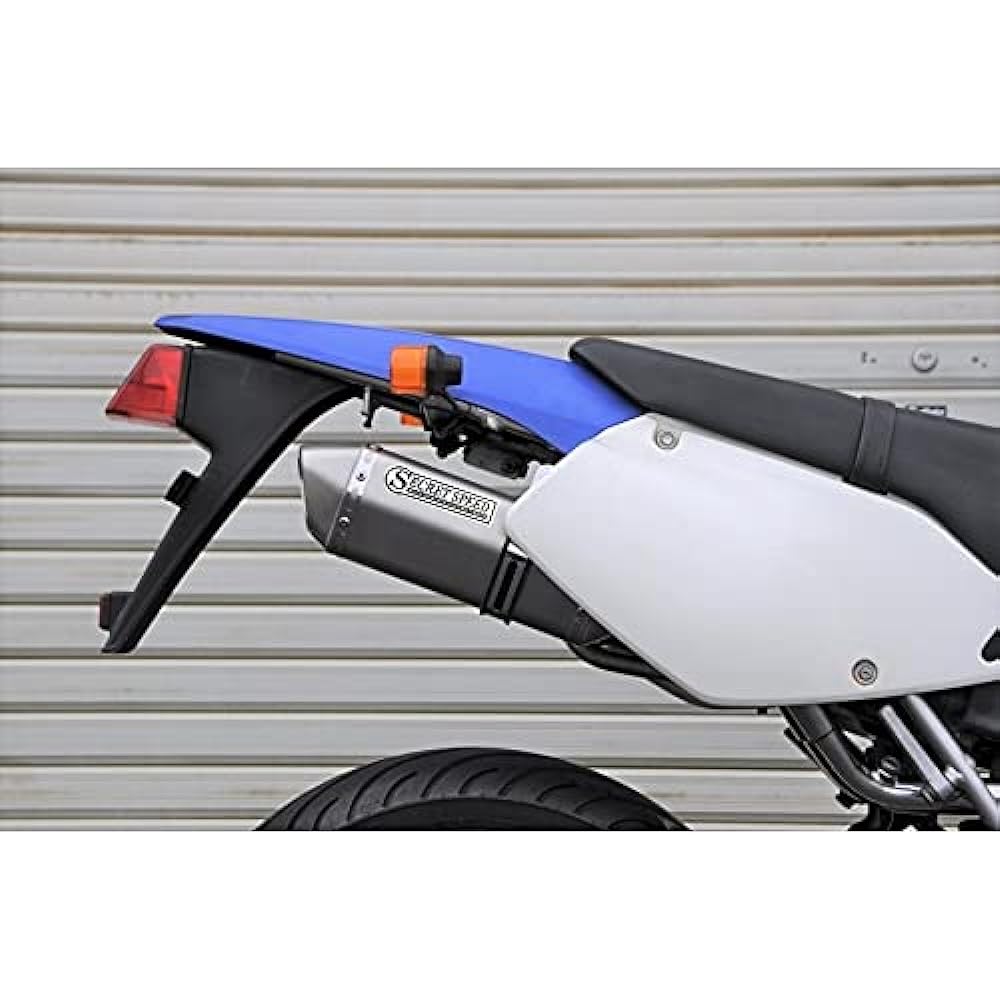SECRET SPEED Kawasaki D Tracker (KLX250) Bike Muffler Solid Motard Deformed Slip-on SUS Stainless Steel Muffler D-TRACKER ss-201-s03