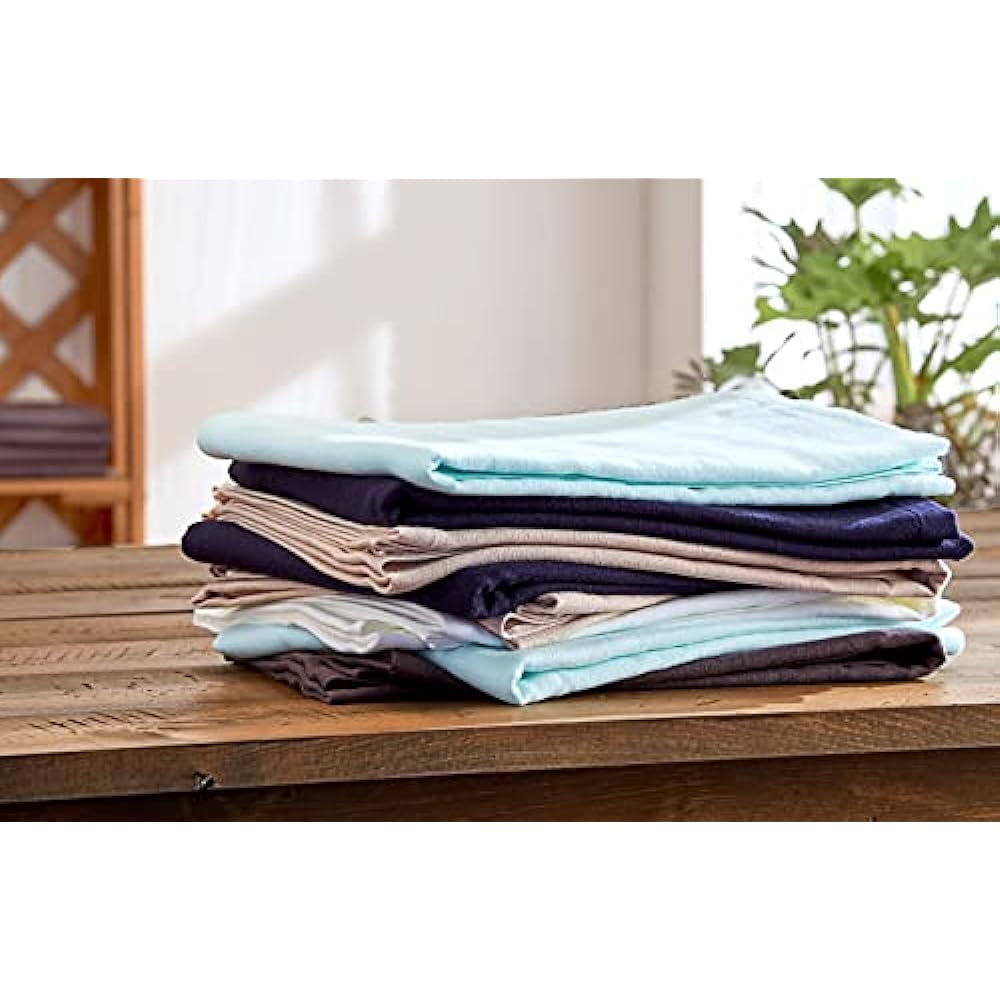 Double Gauze Bath Set of 5 Bath Towels Made in Japan Senshu Towel (Approx. 60 x 120cm) Charcoal Gray