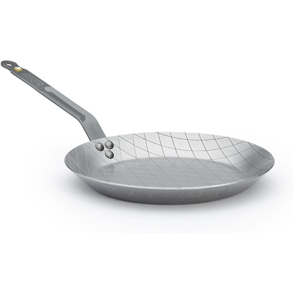 Mineral B Non-Stick Frying Pan Size: 4.65 H x 11 W x 11 D by De Buyer