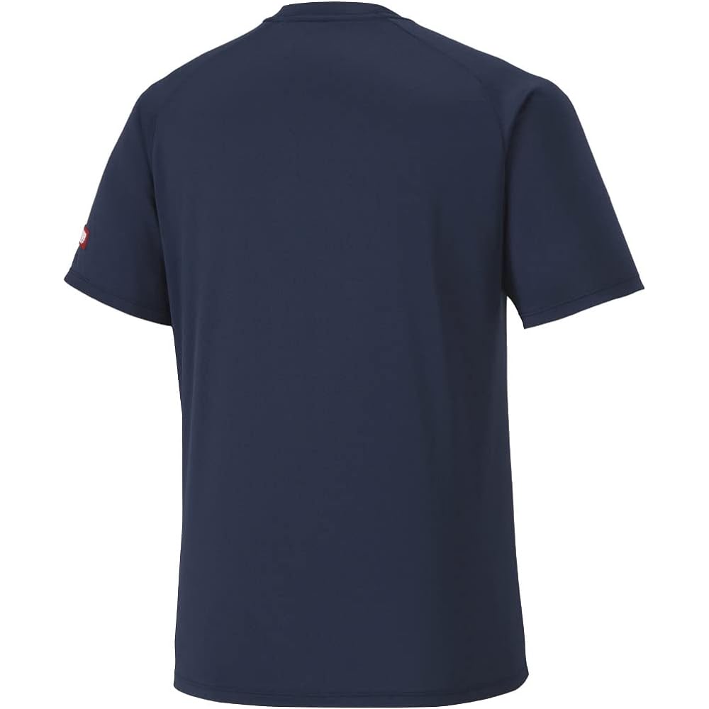 Mizuno 82JAA110 Table Tennis Wear, Game Shirt, Short Sleeve, U-Neck, Unisex, Sweat Absorbent, Quick Drying, JTTA Officially Approved