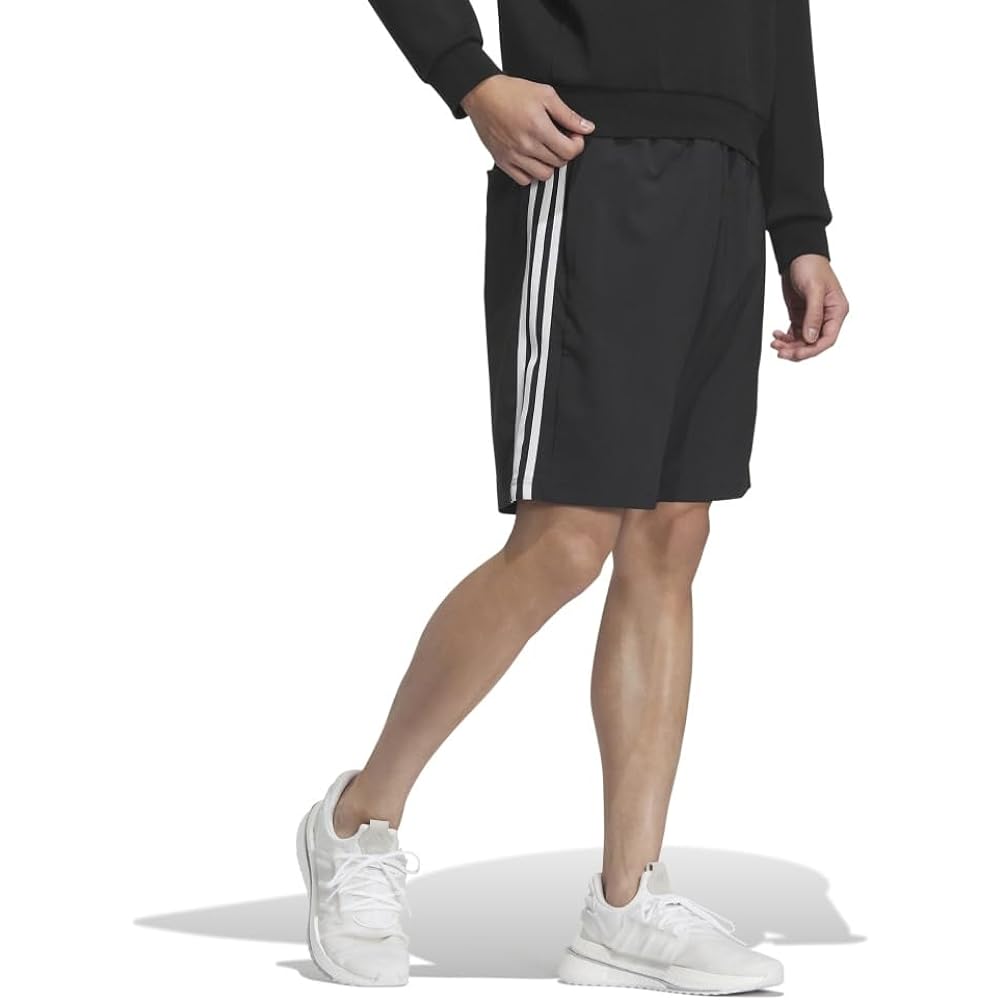 Adidas BXF35 Men's Shorts, 3 Stripes, Regular Fit, Light Woven Shorts