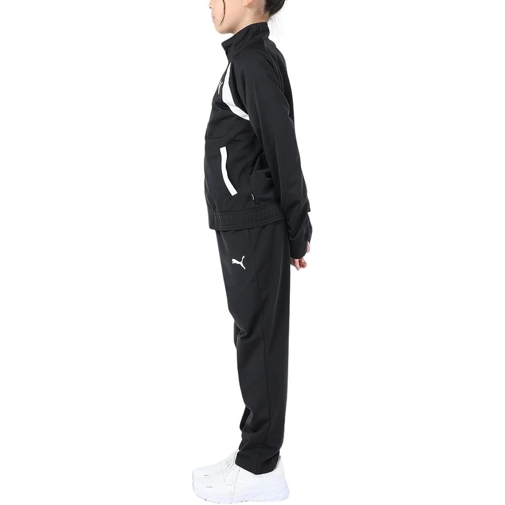 [PUMA] Top and Bottom Set Kids Jersey Poly Tricot Training Suit 675780