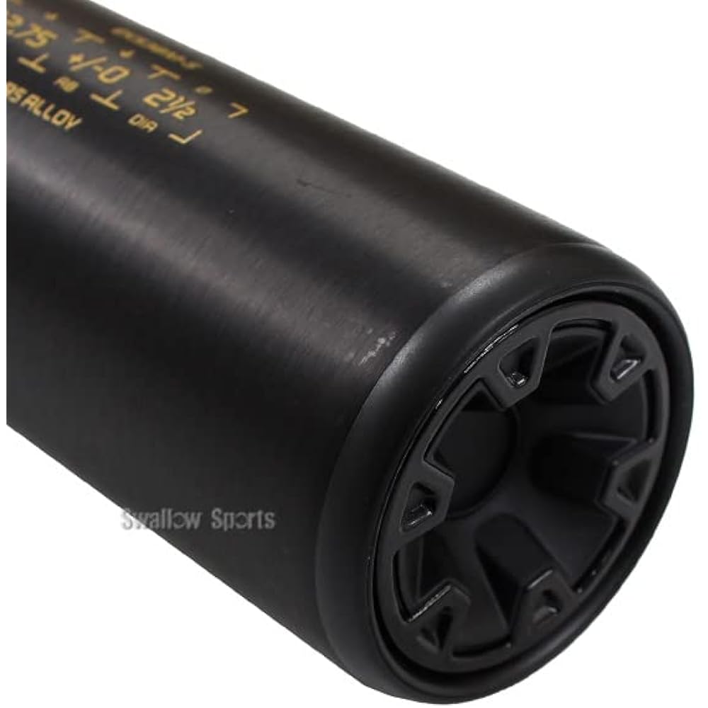 [Compatible with new standards] Baseball Easton Hard Metal Bat Hard Metal Bat New Standard Hard Metal EASTON Black Magic R5 ALLOY EKS3BMS B (Black) 84cm/900g Average