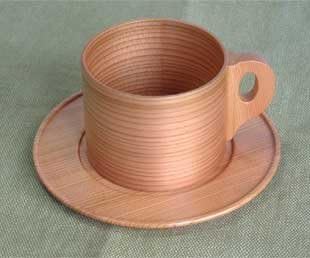 Natural Akita cedar bent cup