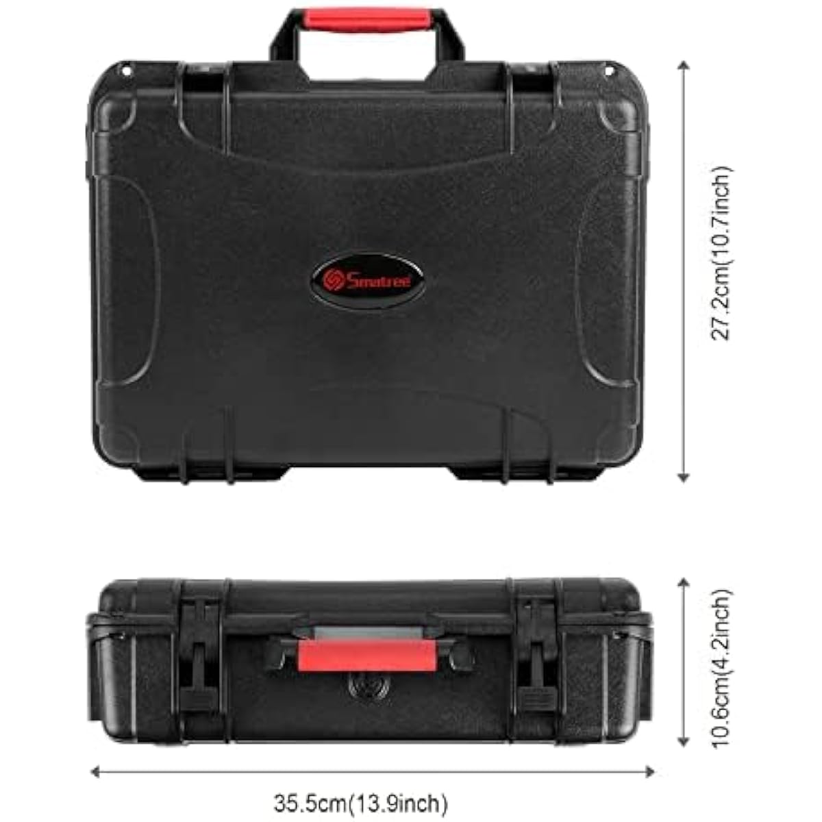 Smatree Case for DJI Mavic Mini 3 Pro/Mini 4 Pro Waterproof Carrying Case ABS Material Internal Sponge Anti-Vibration Mavic Mini 3 Pro Bag, 11L, dji mini3 pro accessories, large capacity, waterproof, shockproof