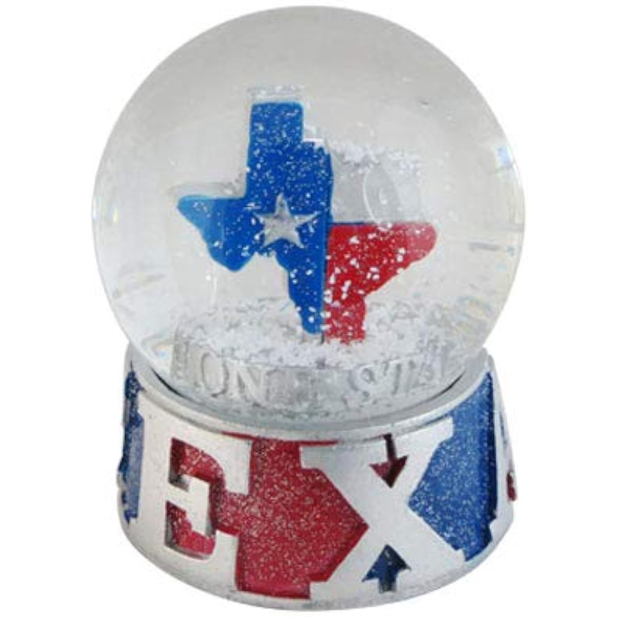 Topline Texas Snow Globe 65mm with Snow