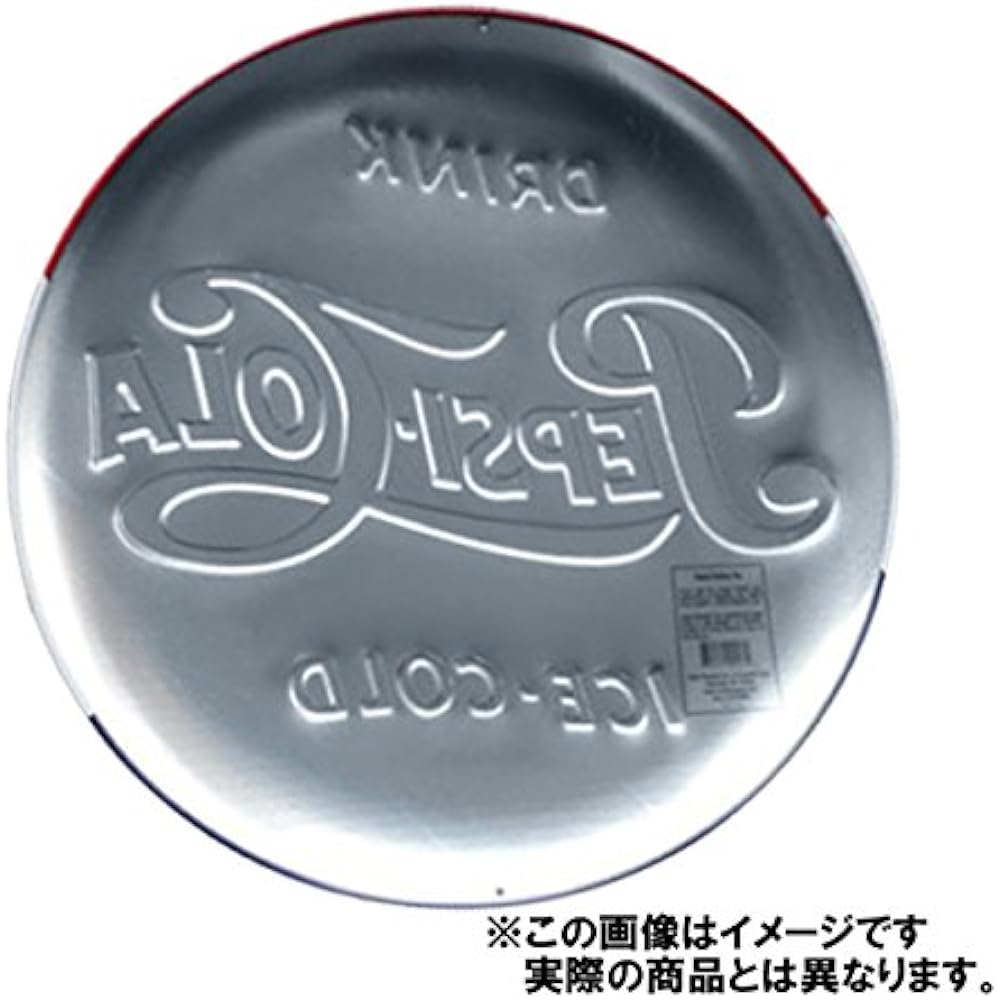 Embossed metal sign COCA COLA BUTTON [Signboard]