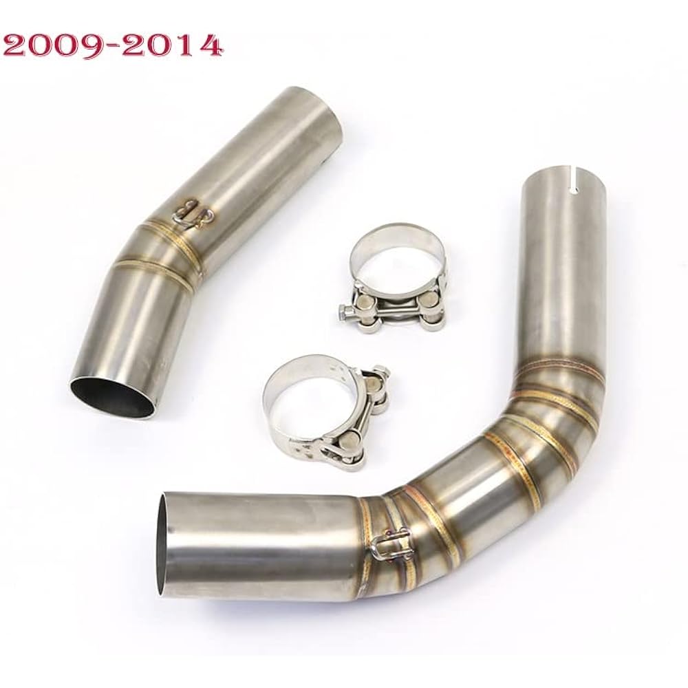 Muffler For Yamaha for YZF-R1 R1 R1 2004 2005 2006 2007 2008 2009 2010 2011 2012 2013 2014 Motorcycle Exhaust Modified Front Link Pipe Connecting Pipe (Color: 1)
