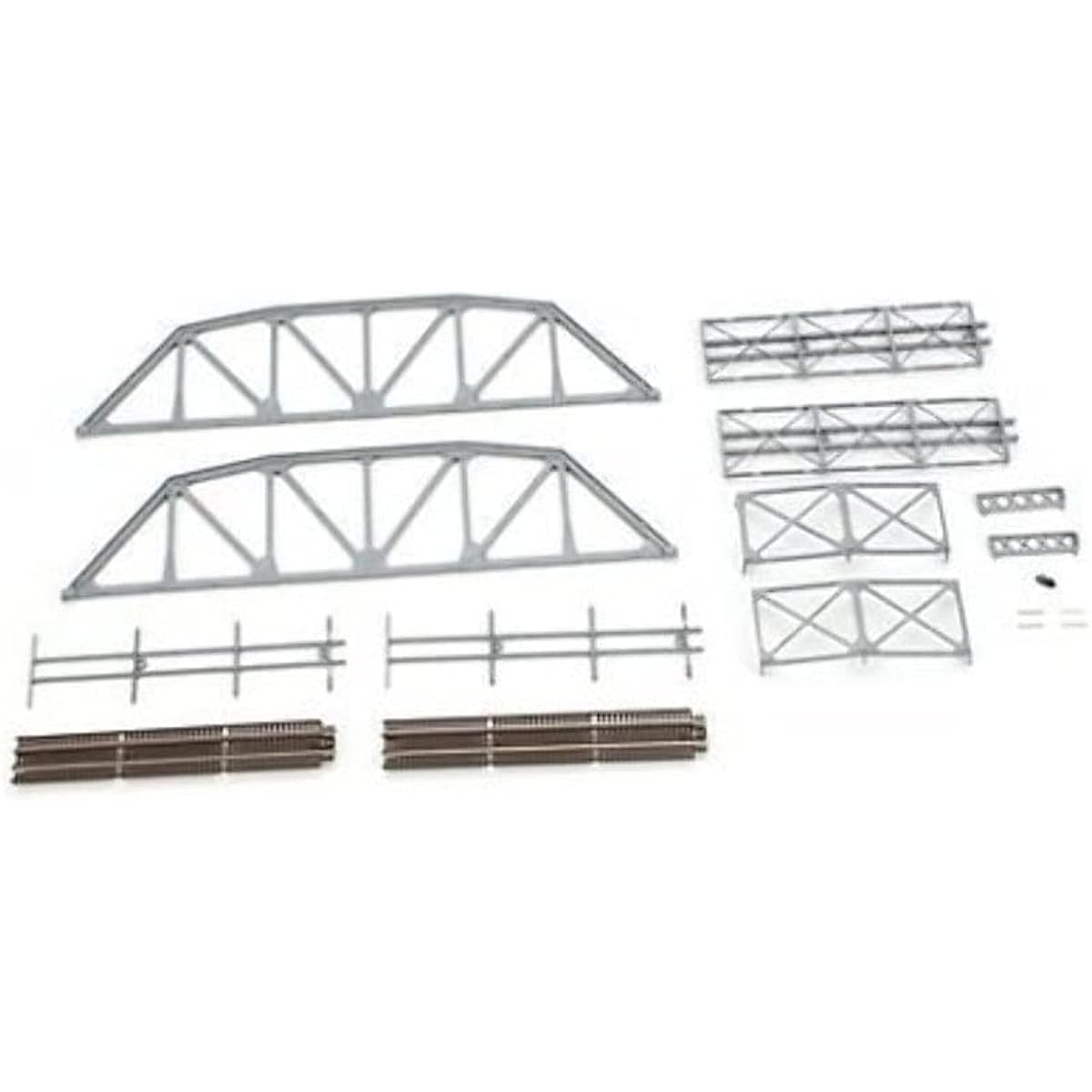 N KIT Code 55 Through Truss Bridge, Silver