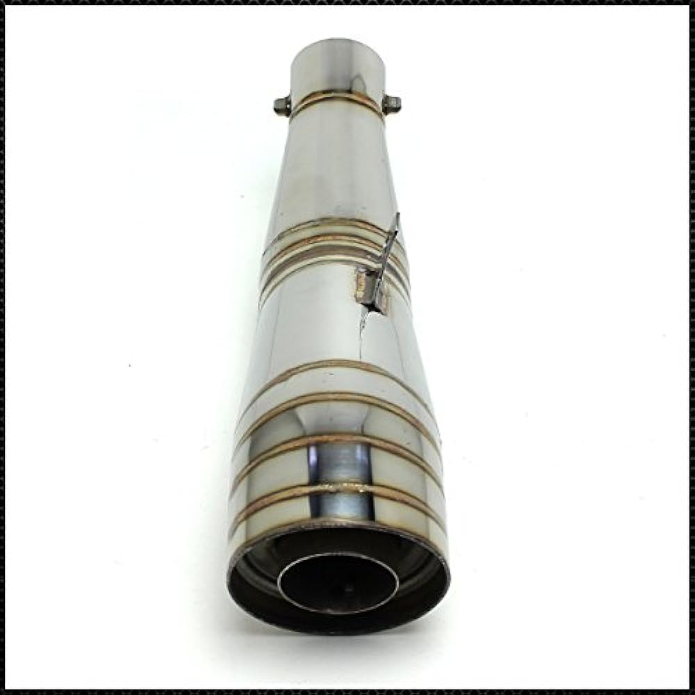 Conical GP Silencer 50.8mm General Slip-on Megaphone Sports Muffler Φ50.8 Stainless Steel