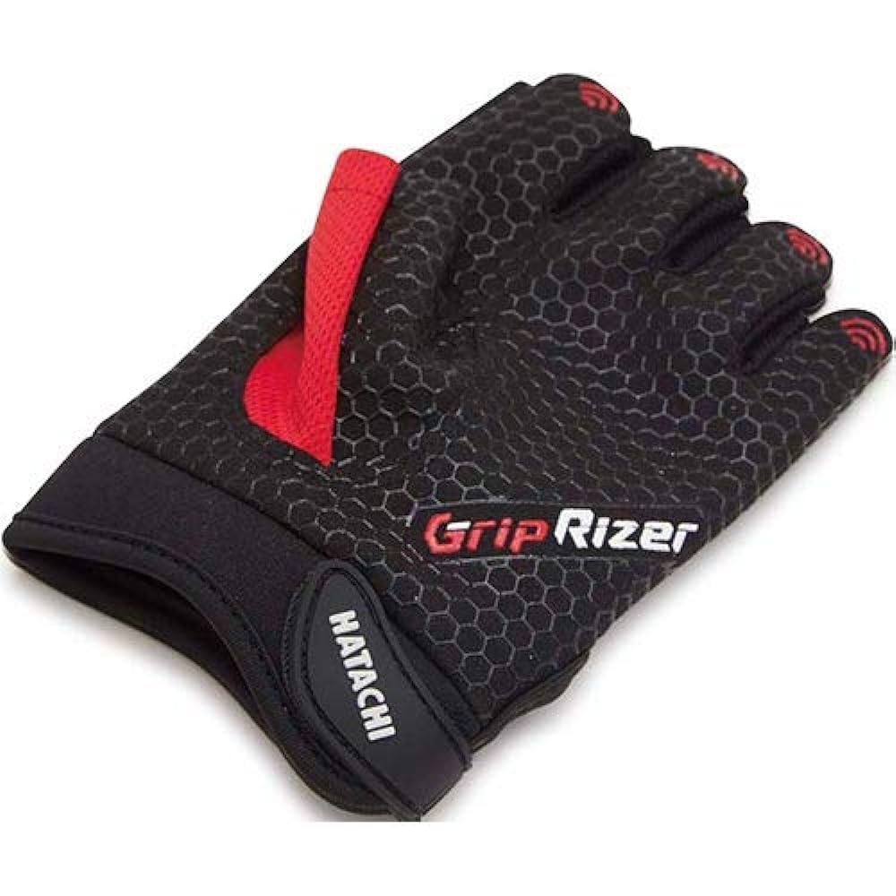 HATACHI Ground Golf Power Finger Gloves Red SM BH8013