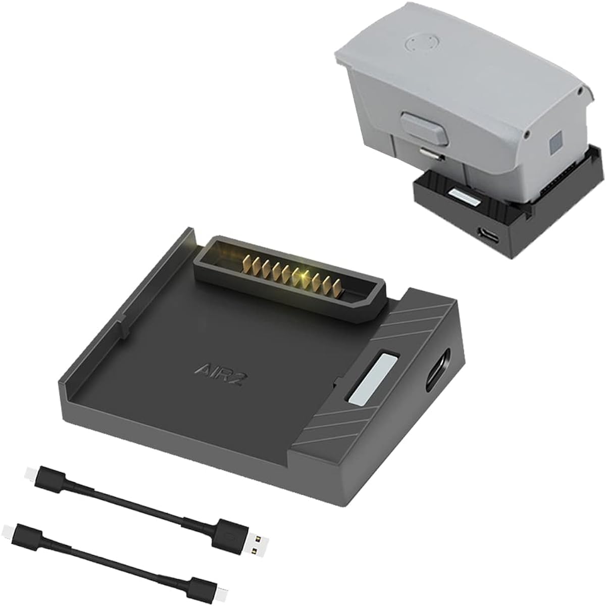 Quick Charge 3.0 Charging Hub Mavic Air 2 Multi-USB Battery Charger Compatible with DJI Mavic Air 2 Air 2S