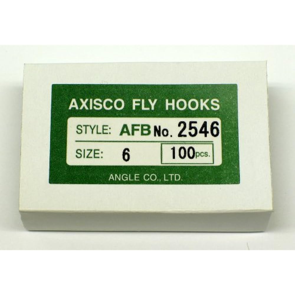 AXISCO Fly Hook 100 Pieces AFB 2546-#6 Fishhook