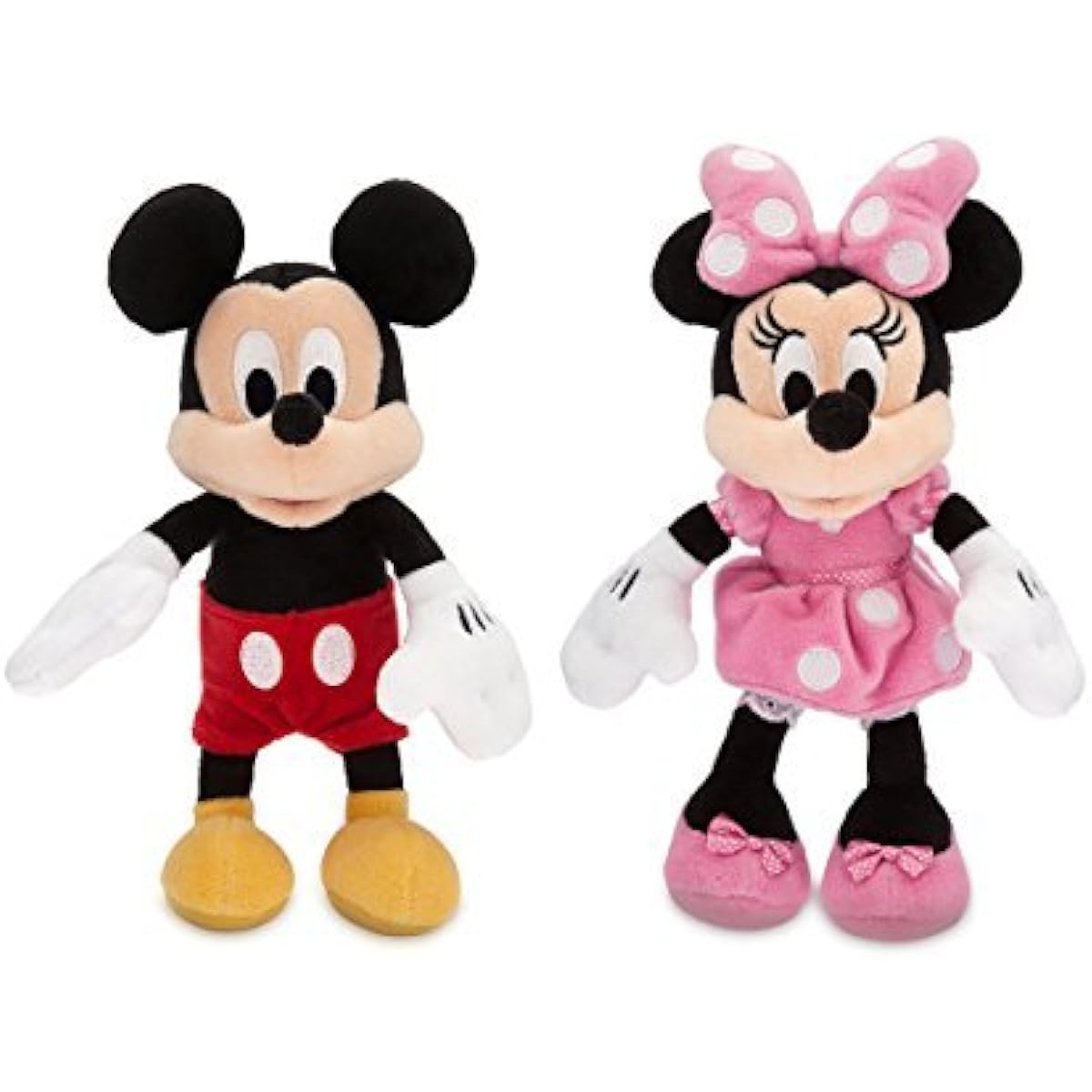 Disney Mickey & Minnie Mini Plush Pair Set 23.5cm Pink 2018 [Parallel Import]