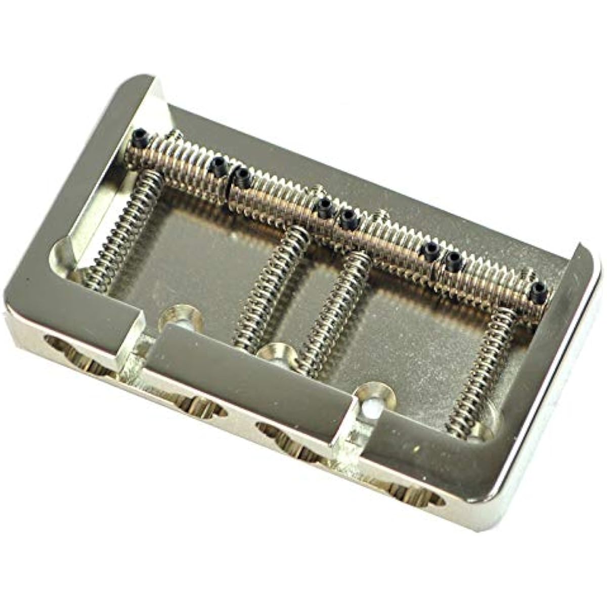 HIP SHOT Bass Bridge 4 String Bstyle Bridge Brass Nickel FM1