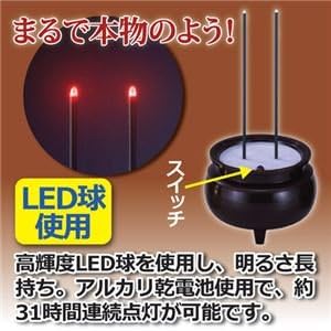 JV14989 Safe candle and incense stick set for Buddhist altars