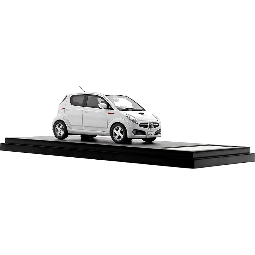INTERALLIED Hi Story 1/43 Subaru R2 S (2003) Silky White Pearl Finished Product