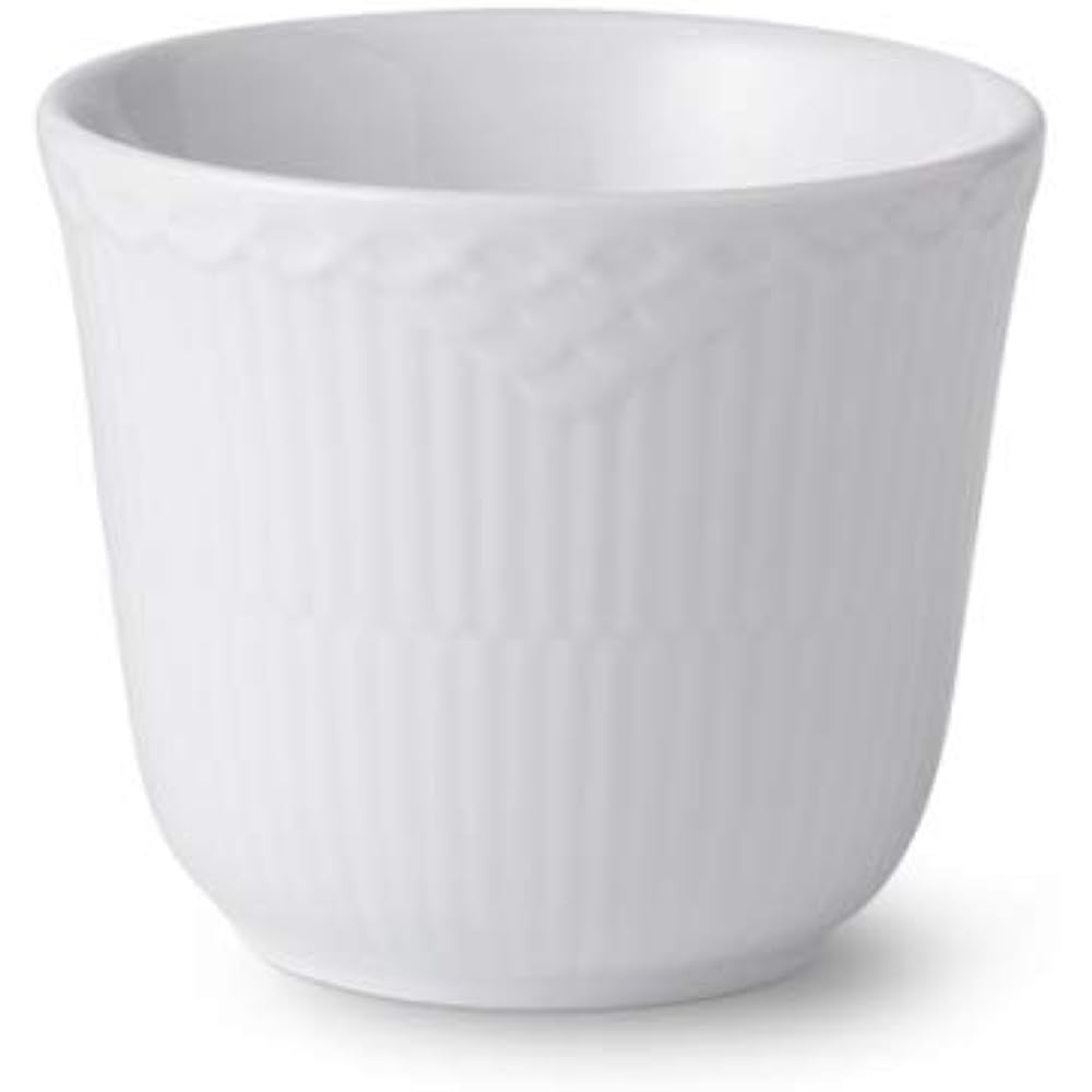 [Regular Imported Product] Royal Copenhagen White Fluted Half Lace High Handle Mug 330ml Wedding Gift 1026446