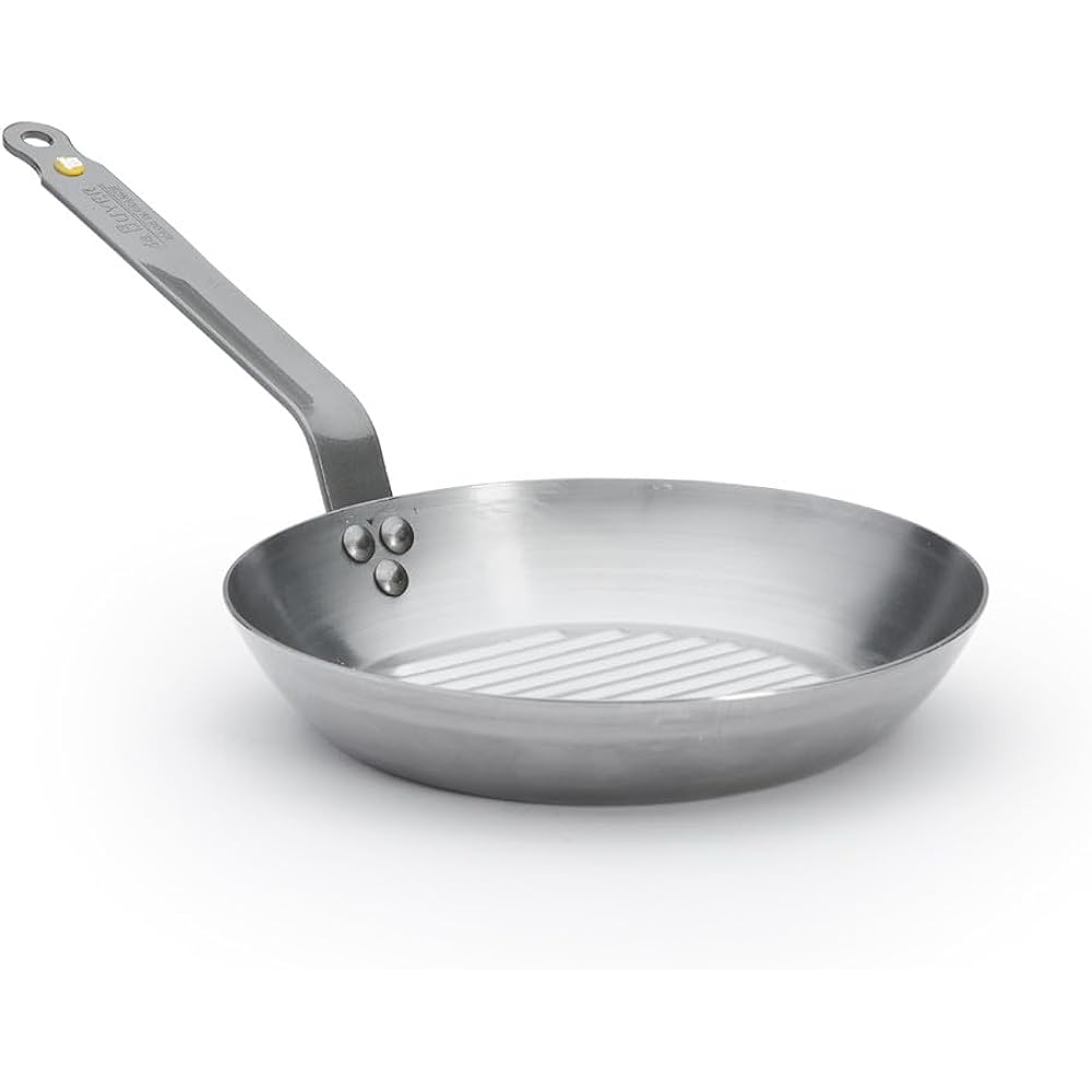 Debyer Iron Grill Frying Pan 26cm Mineral Bee Element Used by Authentic Chef 5613.26