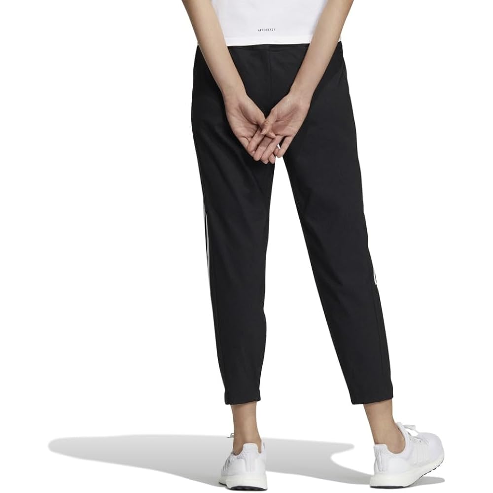 [Adidas] Jersey Bottom Denim Look Cross Pants BUJ46 Women's