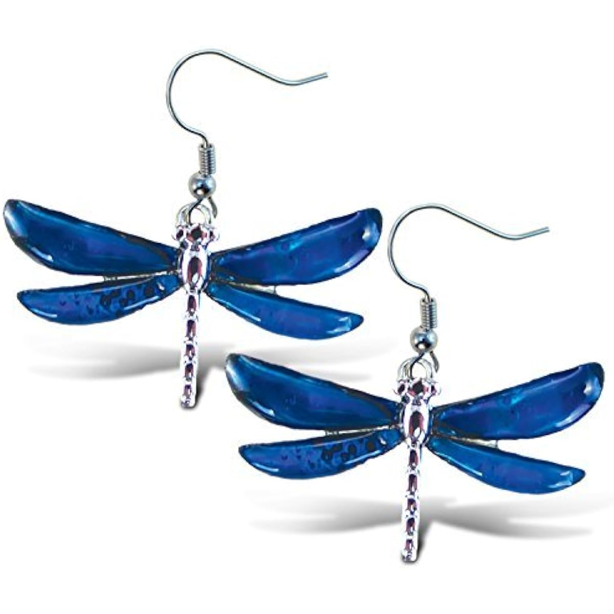Puzzled Dragonfly earrings-insects collection-1.35 inch-unique gift and souvenir-item # 6821