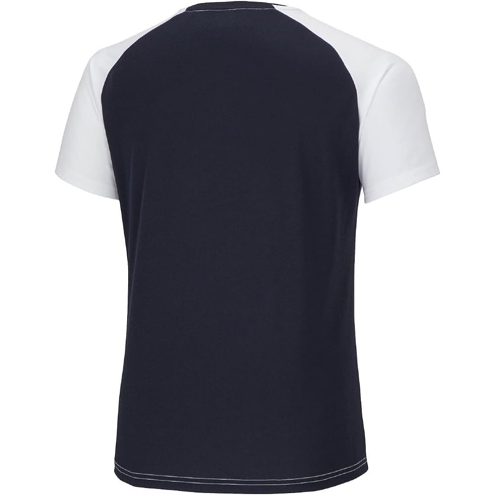[Mizuno] Training Wear, Short Sleeve T-Shirt, Sweat Absorbent, Quick Drying, UPF15, Dynamotion Fit Sports, K2JAA111 Men's