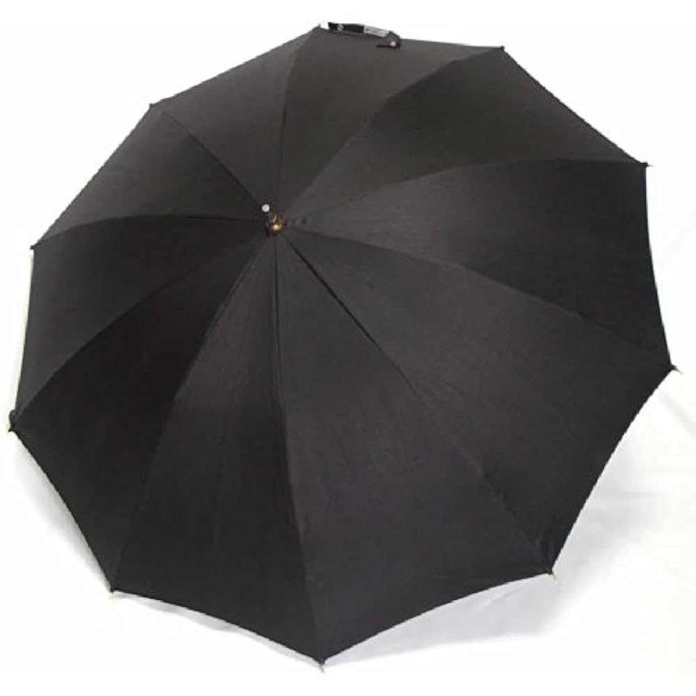 Imperial purveyor Maehara Koei Shoten “Maehara Parasol Shantung Parasol for Both Sunny and Rainy Days (UV Protection) Black Hand Cold Bamboo”