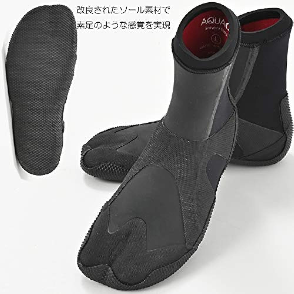 2024 model AND NEW YOU 4mm surf boots brushed water repellent reef boots surfing boots shoes marine boots saab boots
