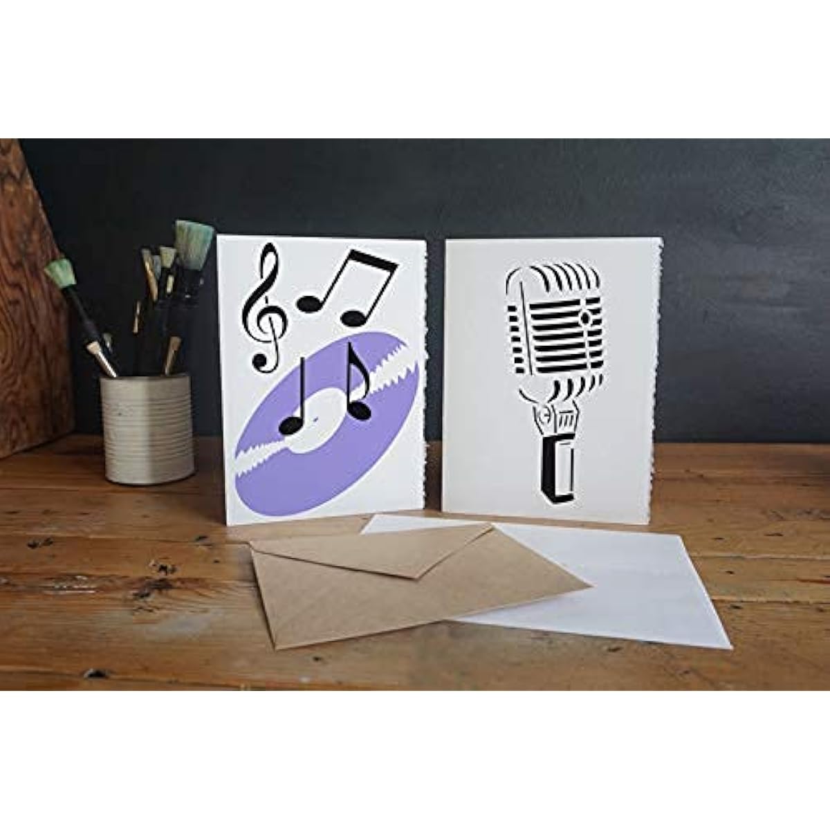 Music 4-Pack Stencil Set