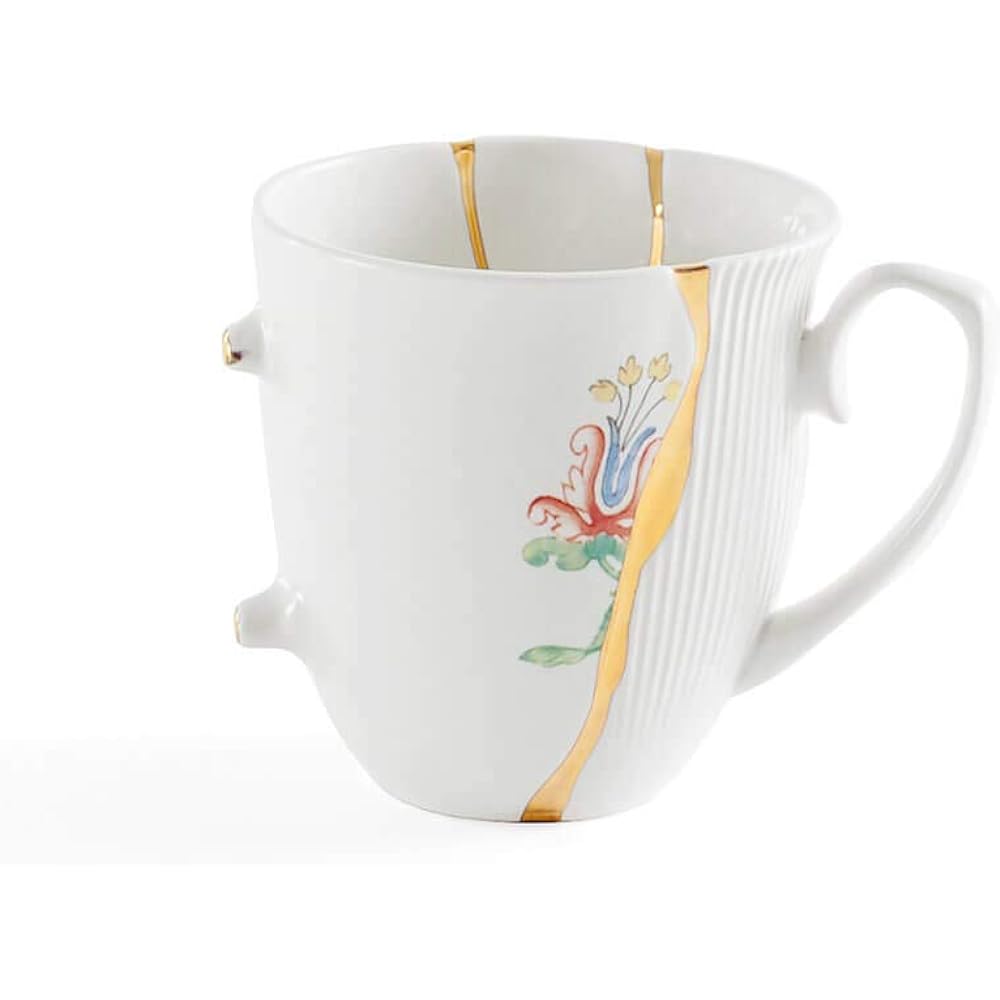 SELETTI Design Accessory Multicolor W8.5 x D8.5 x H9cm kintsugi Mug n'2 124140