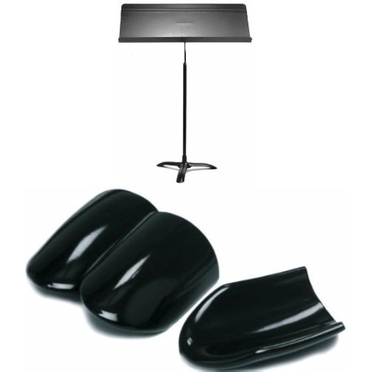 Manhattan Music Stand M51 Fourscore Stand Black Floor Protector Set