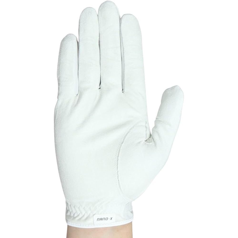NEXGEN Golf [Right Hand Artificial] NGV NANOX PROTOUR+3 Glove 414NXHS0T1402 R (White/22.0/Men's)
