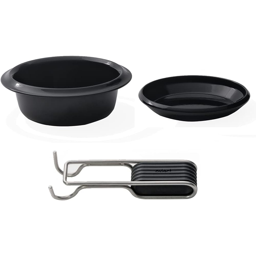 Object Made in Japan Enamel Self Pot 650ml Black