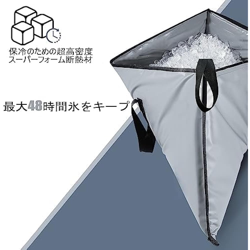 Buffalo Gear Insulated Fishing Cooler Bag, 100 x 45cm 120 x 45cm Leakproof Insulated Fishing Cooler Portable Waterproof Fish Bag Keeps Ice Cold for Over 24 Hours