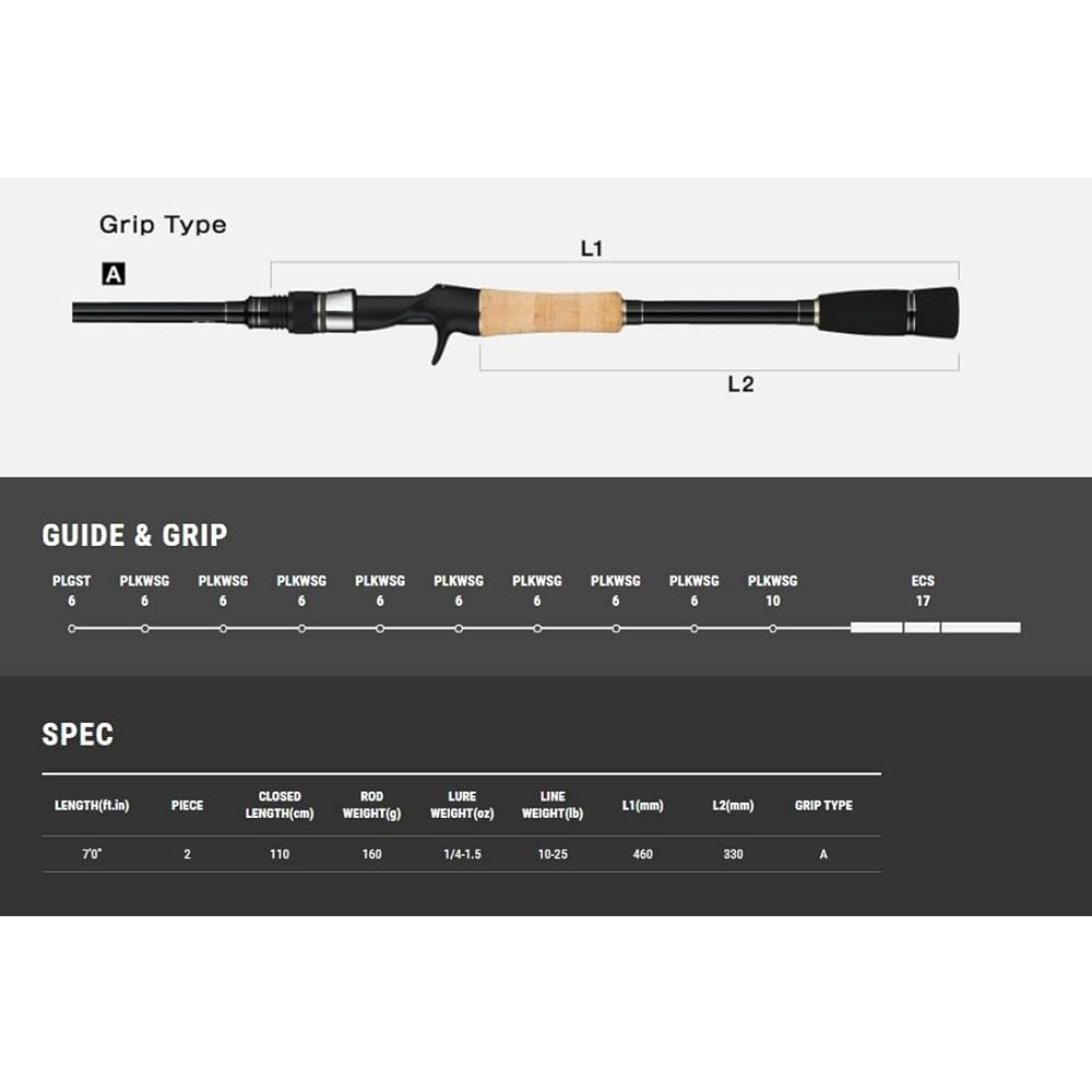 Tailwalk Rod Namazon G-MODEL C70H/G