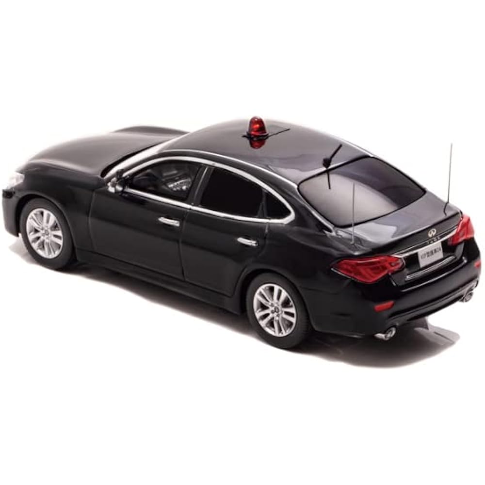 Hiko Seven RAI'S 1/43 Nissan Fuga 370GT (Y51) 2018 Police Headquarters Security Department VIP Guard Vehicle Completed Product