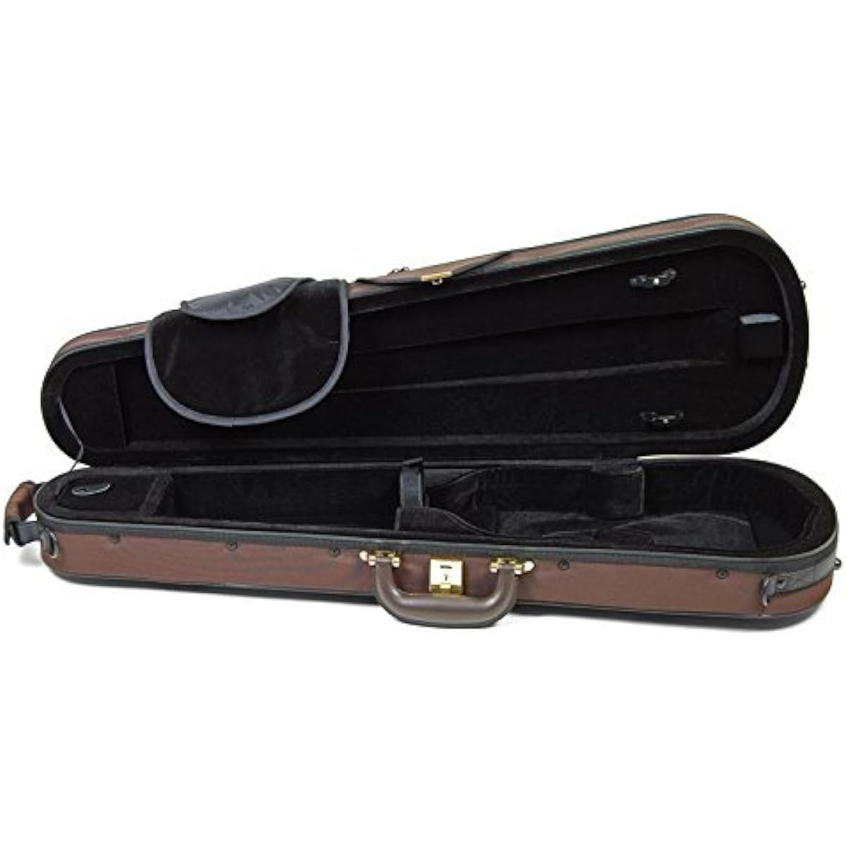 Super Light Shaped Violin Case (Triangular Type) Brown