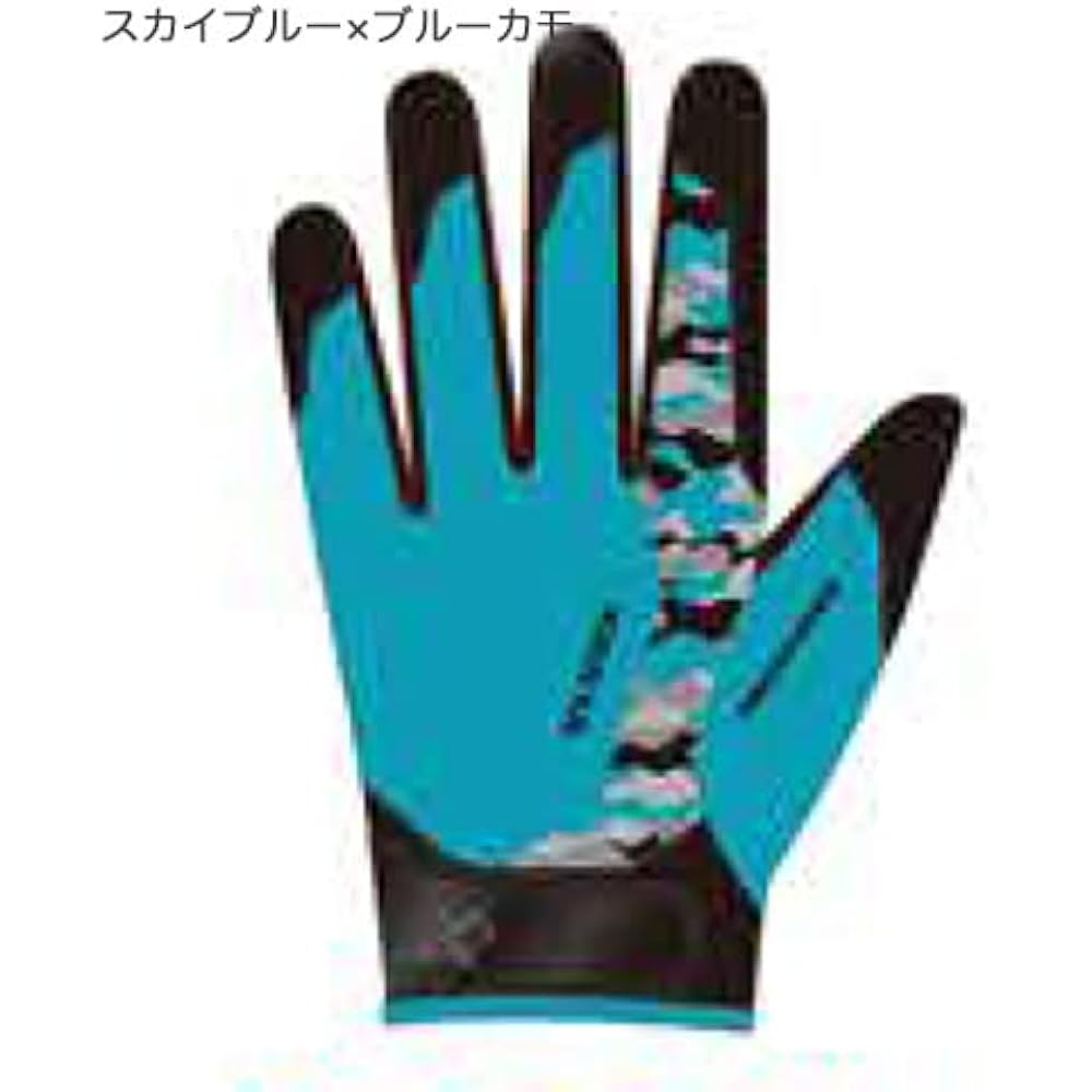 Xesta Zesta Jigging Gloves M Size Black x White Camo