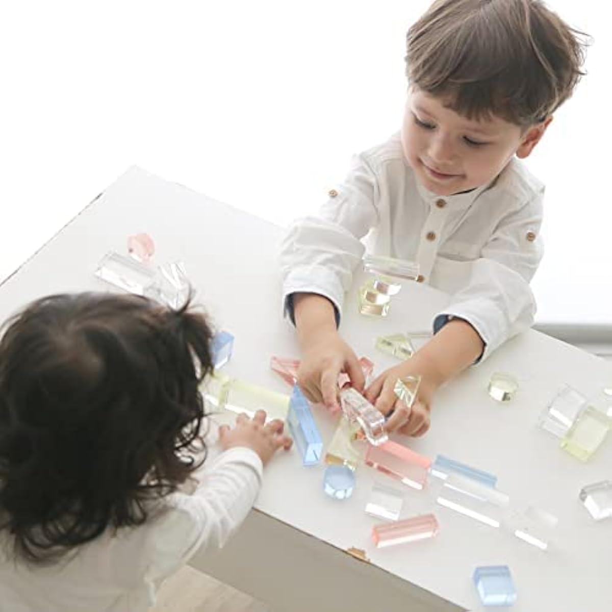 Lumiere Cubes Acrylic Building Blocks 26 Pieces (Made in Japan) BelleVie BelleVie Enfant