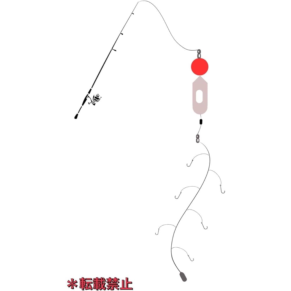 Aji Bukkake Basket Yusho Original Clear Bukkake Sabiki (1 piece)