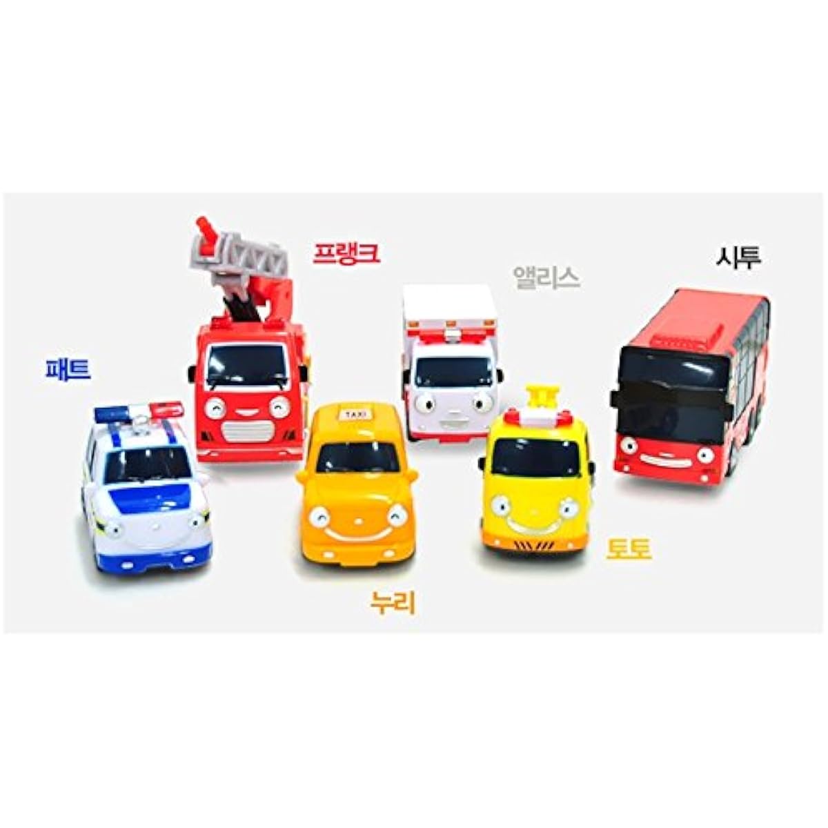 [SET] Tayo The Little Bus Tayo Special Mini 6 Pieces (Shittsu + Alice + Nuri + Pato + Toto + Frank) [Parallel Import]