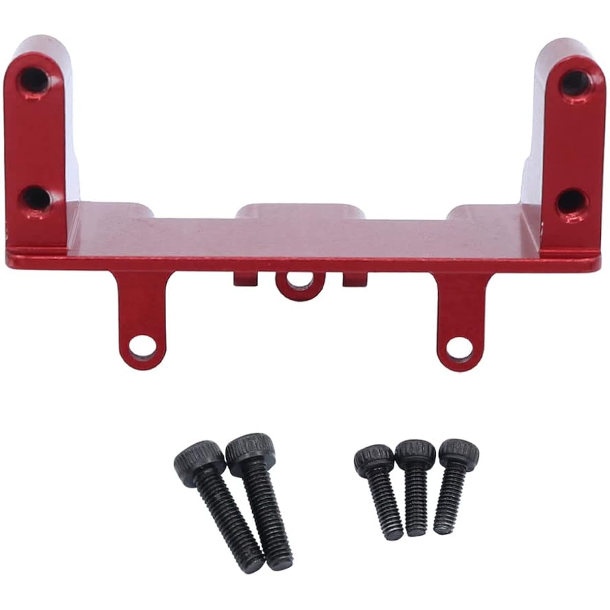 Metal Alloy Servo Mount Base Fixed Seat for 1/18 UTB18 Capra Unlimited Trail Buggy AXI212002 (Red)
