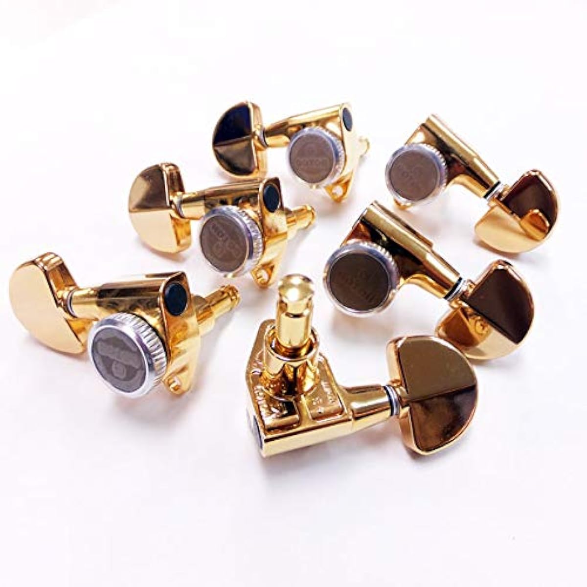 Gotoh Guitar Tuners GOTOH SG301MG-T 20 GG L3 R3 Gold Magnum Lock Both Sides Set of 6 [Includes Ebi Original Pick]