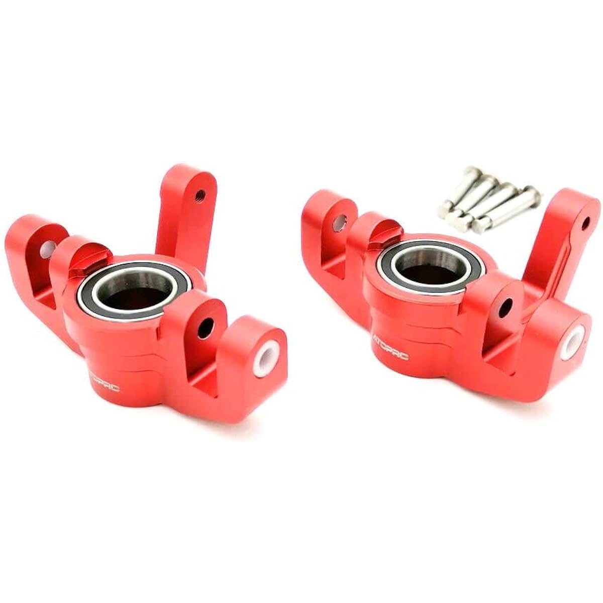 ATOPRC Aluminum Spindle Front Losi 5ive-T/2.0/B and Mini (Red)