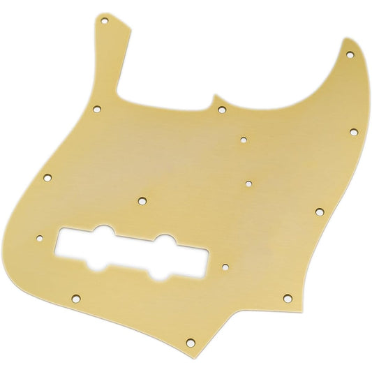 Anodized pickguard for Jazz Bass 60s Gold Made of metal, compatible with instruments manufactured based on the 60s model such as Fender 3